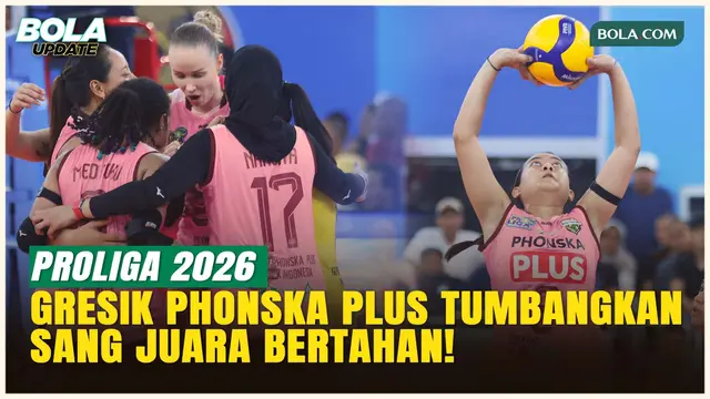 Tampil Tangguh, Gresik Phonska Plus Pupuk Indonesia Gilas Juara Bertahan Jakarta Pertamina Enduro
