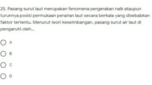 6 Soal Pilihan Ganda Ini Punya Jawaban Enggak Sesuai, Bikin Siswa Bingung