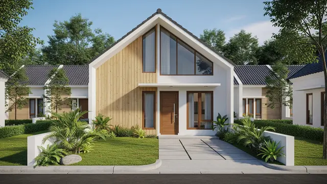 Model Rumah Kecil Tapi Luas dengan Atap Tinggi/Ilustrasi gambar AI