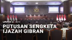 Mahkamah Konstitusi, hari ini akan membacakan putusan gugatan sengketa, terkait keabsahan ijazah Wakil Presiden Gibran Rakabuming Raka.