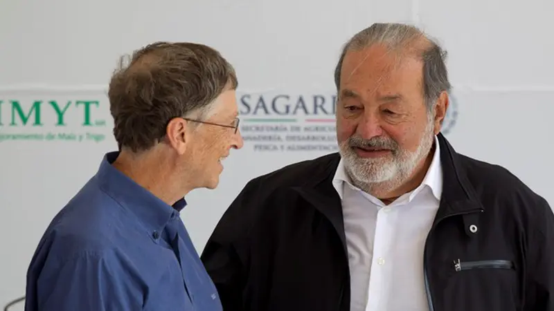 Bill Gates dan Carlos Slim