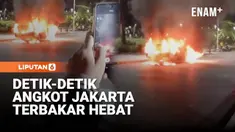 Sebuah mobil angkutan kota ludes terbakar di kawasan Slipi, Palmerah, Jakarta Barat, pada Kamis dini hari. Kebakaran diduga berasal dari korsleting listrik di bagian mesin kendaraan. Kobaran api dengan cepat membesar dan membakar seluruh bodi angkot.
