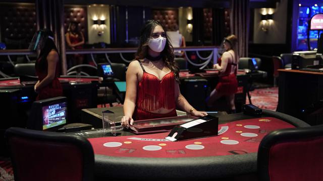 FOTO: Geliat Perjudian Las Vegas Setelah Kasino Kembali Dibuka