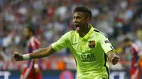 JUARA - Sukses menembus final Liga Champions musim ini, Neymar bertekad membawa Barcelona meraih trofi juara. (AP Photo/Matthias Schrader)