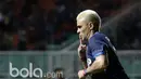 Christian Gonzales merayakan gol ketiga ke gawang Pusamania Borneo FC  pada Final Piala Presiden 2017 di Stadion Pakansari, Bogor, Minggu (12/3/2017). (Bola.com/Nicklas Hanoatubun)