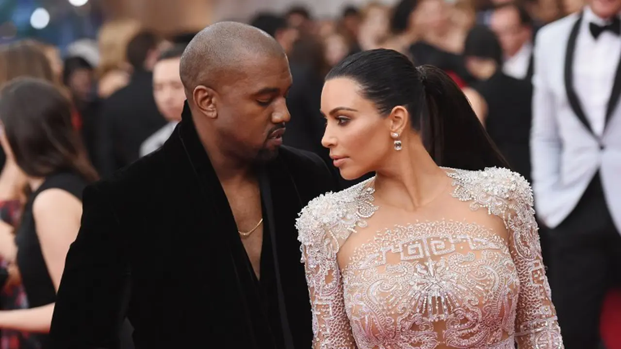 Berlian yang hilang adalah bagian dari kenangan indah Kim Kardashian dan Kanye West. (AFP/Bintang.com)