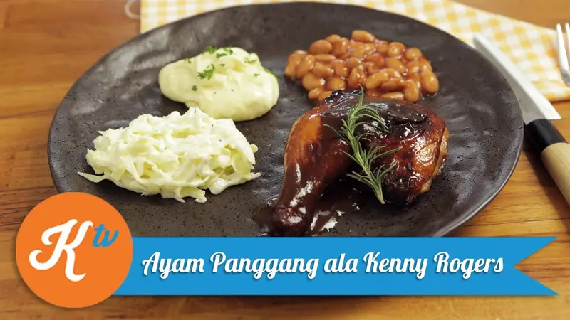 Resep Praktis Ayam Panggang Saus Bbq ala Amerika