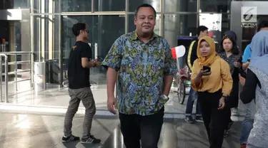 Anggota Komisi VI DPR RI, Mohamad Hekal keluar dari gedung KPK usai pemeriksaan, Jakarta, Rabu (19/6/2019). M Hekal diperiksa sebagai saksi kasus suap kerja sama di bidang pelayaran PT Humpuss Transportasi Kimia (HTK) dengan PT Pupuk Indonesia Logistik (PILOG). (Liputan6.com/Helmi Fithriansyah)