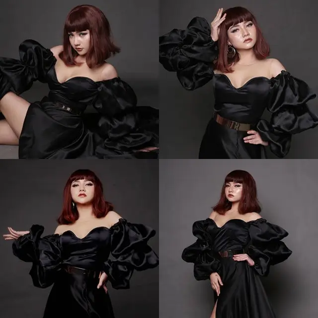 6 Pemotretan Lala Widy Pakai Gaun Ini Makin Memesona