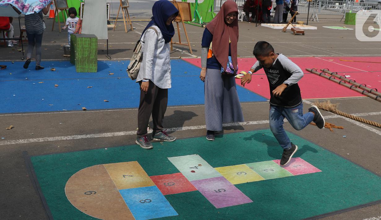 FOTO: Bernostalgia dengan Permainan Tradisional di Pekan Kebudayaan - Permainan Olahraga Tradisional Di Indonesia