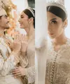 Lihat di sini beberapa penampilan anggun Tyas Mirasih yang resmi menikah dalam balutan kebaya pengantin adat Aceh.