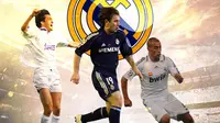 Real Madrid - Christian Panucci, Antonio Cassano, Fabio Cannavaro (Bola.com/Adreanus Titus)