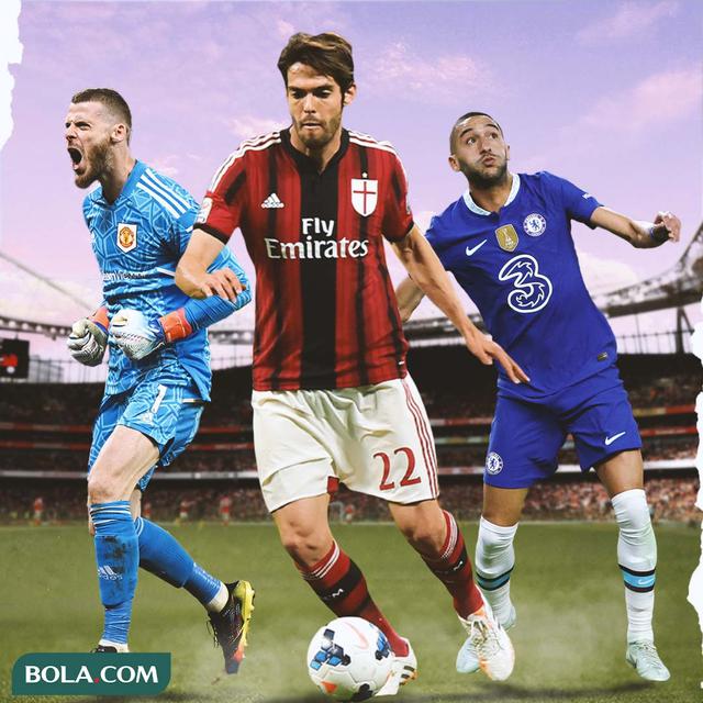 Ilustrasi - David De Gea, Kaka, Hakim Ziyech