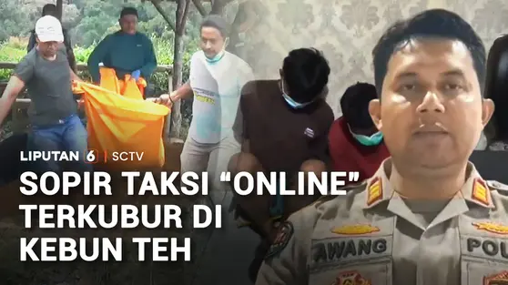 Sopir Taksi Online Terkubur di Kebun Teh