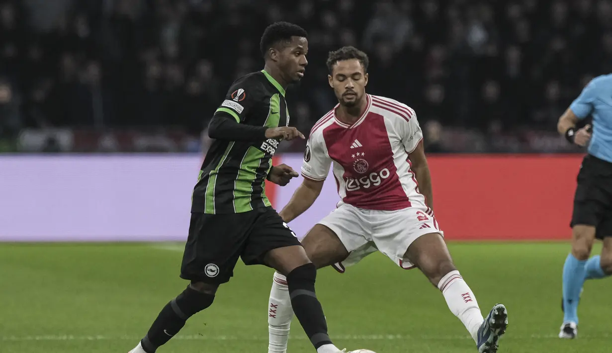 <p>Kemenangan The Seagulls, julukan Brighton, diawali gol Ansu Fati pada menit ke-14. (AP Photo/Patrick Post)</p>