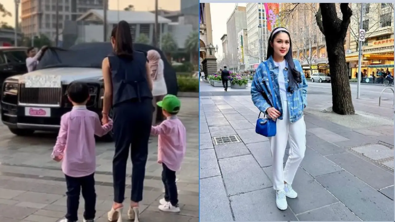 Sandra Dewi dapat mobil mewah dengan plat nomor khusus (Foto: instagram sandradewi88/raphael_moeis)