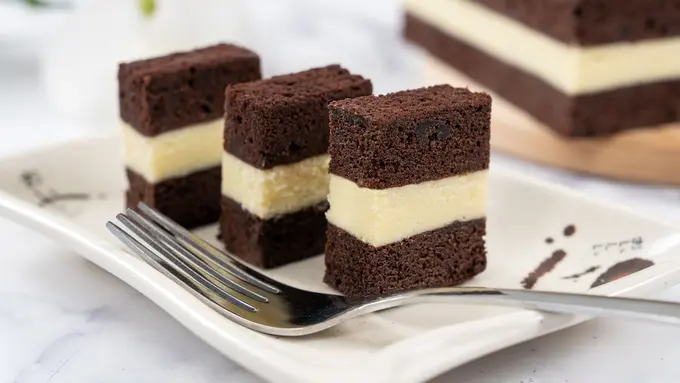 chocolate cheesecake bolu lapis kukus