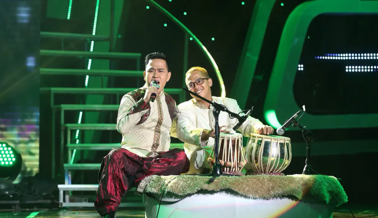 Meski tersenggol, Ical masih diberi kesempatan pada babak Wild Card untuk menjadi jawara dangdut. (Andy Masela/Bintang.com)