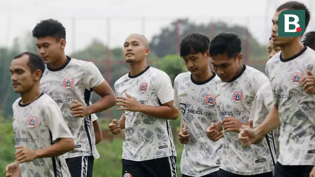Foto: Persija Jakarta Geber Latihan Jelang Hadapi Persib Bandung di BRI Liga 1