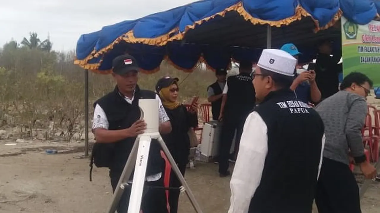 Pemantauan Hilal di Merauke, Papua
