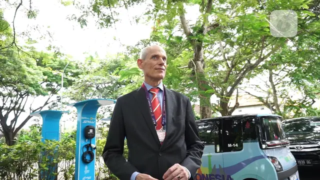 Duta Besar Belanda untuk Indonesia Lambert Grijns di lokasi acara KTT G20 Bali