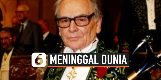 VIDEO: Desainer Pierre Cardin Meninggal Dunia di Usia 98 Tahun