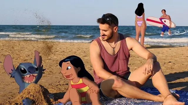 editan foto disney