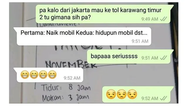 8 Chat Ayah dan Anak Ini Garing Banget, Tapi Bikin Senyum Tipis