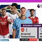 Link Live Streaming Big Match Liga Inggris 2022/23 di Vidio : Arsenal Vs Tottenham, Man City Vs Man United