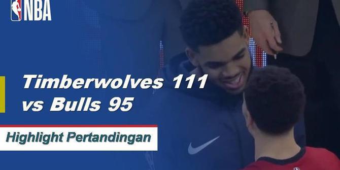 Cuplikan Pertandingan NBA : Timberwolves 111 vs Bulls 96