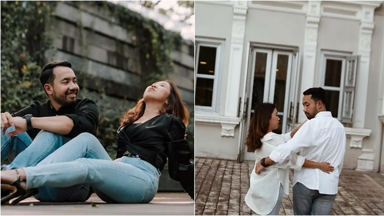 6 Potret Prewedding Kiky Saputri dan Kekasih, Serasi Bertema Hitam Putih