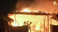 [VIDEO] Ditinggal Mudik, Api Hanguskan 3 Rumah di Ambon