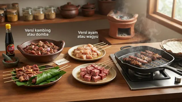 Resep Sate Maranggi Sapi Empuk yang Bumbunya Meresap