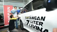 PT Nissan Motor Indonesia (NMI) kembali menggelar "Tantangan 7 Liter Livina" dari Madiun ke Yogyakarta (Foto: Istimewa). 