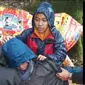 Seorang pendaki perempuan menderita hipotermia karwna ditinggal rombongannya di Pos 8 gunung Bawakaraeng (Istimewa/Liputan6.com)