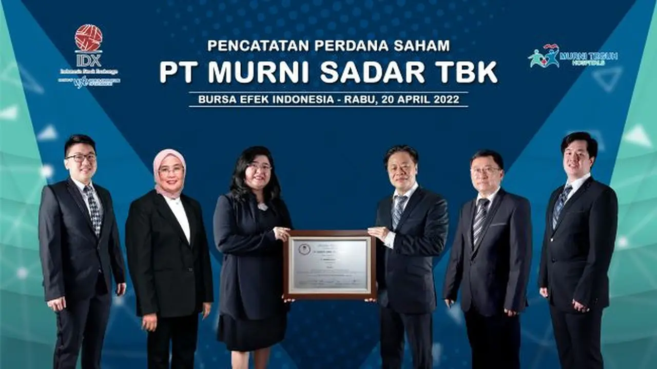 Pencatatan perdana saham PT Murni Sadar Tbk (MTMH), Rabu (20/4/2022) (Foto: BEI)