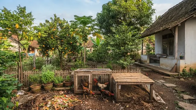 Inspirasi Kebun Buah Ala Kampung di Halaman Rumah Sederhana