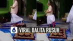 Beredar video yang menunjukkan satu keluarga sedang melaksanakan tarawih dirumah. Tetapi ada tingkah usil yang dilakukan oleh balita ini.