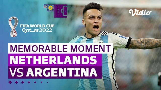 Berita Video momen adu penalti dalam laga perempat final Piala Dunia 2022 antara Timnas Belanda melawan Timnas Argentina, di mana Lautaro Martinez menjadi penentu, Sabtu (10/12/2022) dinihari WIB.