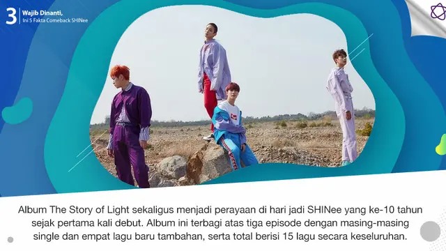 [Bintang] Wajib Dinanti, Ini 5 Fakta Comeback SHINee