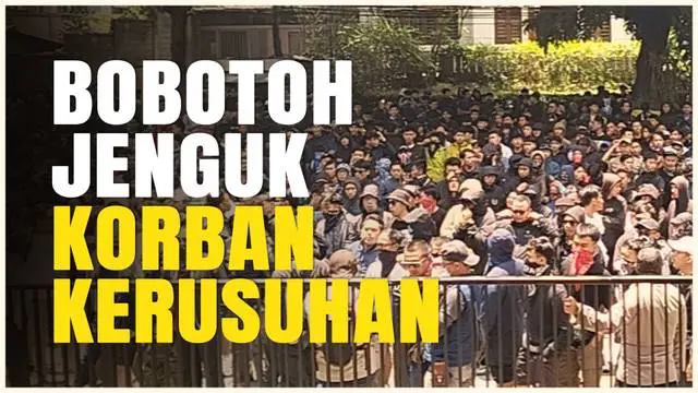 VIDEO: Didampingi Kepolisian, Bobotoh Kunjungi Korban Kerusuhan Usai Laga Persib Bandung Vs Persija Jakarta