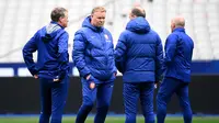 Bagi Belanda, laga ini kembalinya Ronald Koeman sebagai pelatih utama dari tim Oranje. (AFP/Franck Fife)