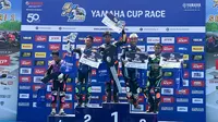 Rasya Alvaro Juara Kelas Rookie Yamaha Cup Race 2024, Selamat!
