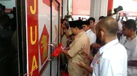 Resmikan Rumah Juang Sumut, Prabowo Ingin Edy-Ijeck Menang
