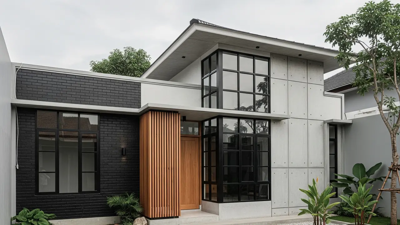 Model Rumah 1 Lantai Murah Tapi Mewah