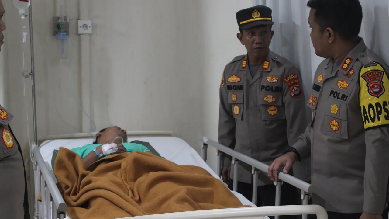 Korban penembakan perampokan di rumah sakit. (Dokumentasi Polres Serang). (Jumat, 03 November 2023).