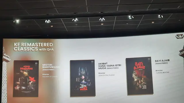 Sesi Remastered Classic dengan sesi tanya jawab di World Cinema Week 2022.