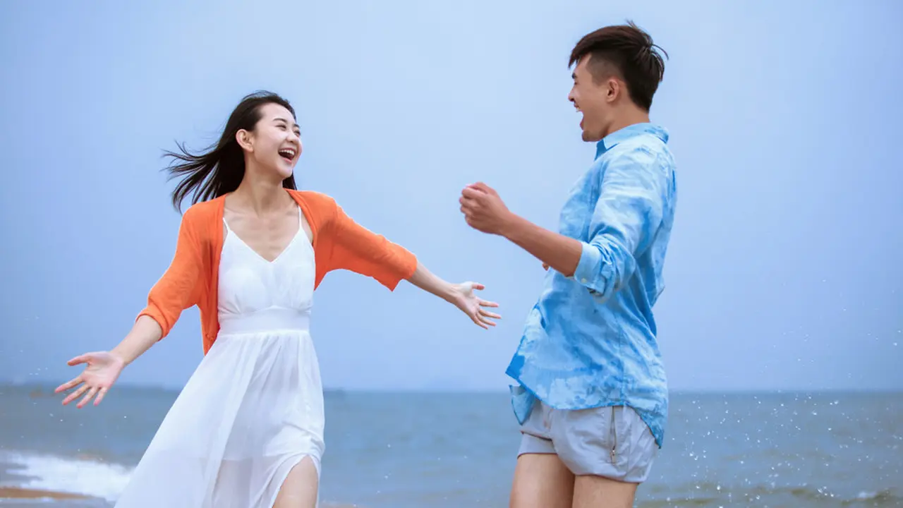 pasangan cinta romantis