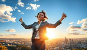 apa itu optimis ©Ilustrasi dibuat AI