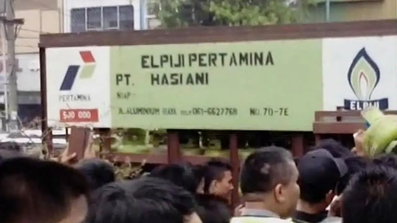 Penjarahan Tabung gas